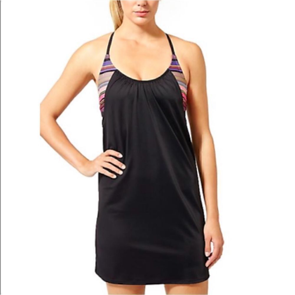 Athleta Blousy Tankini Swim Dress Women Size 34 B/C